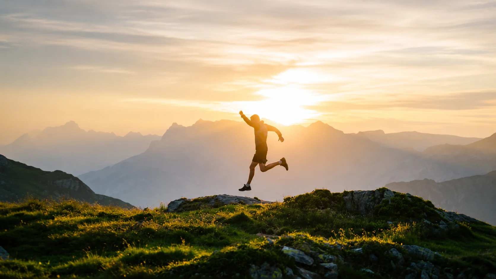 South African man living well, calm and energised