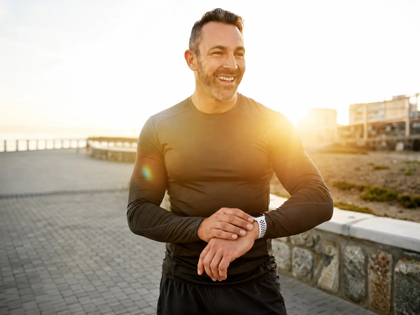 Active South African man, energy and strength