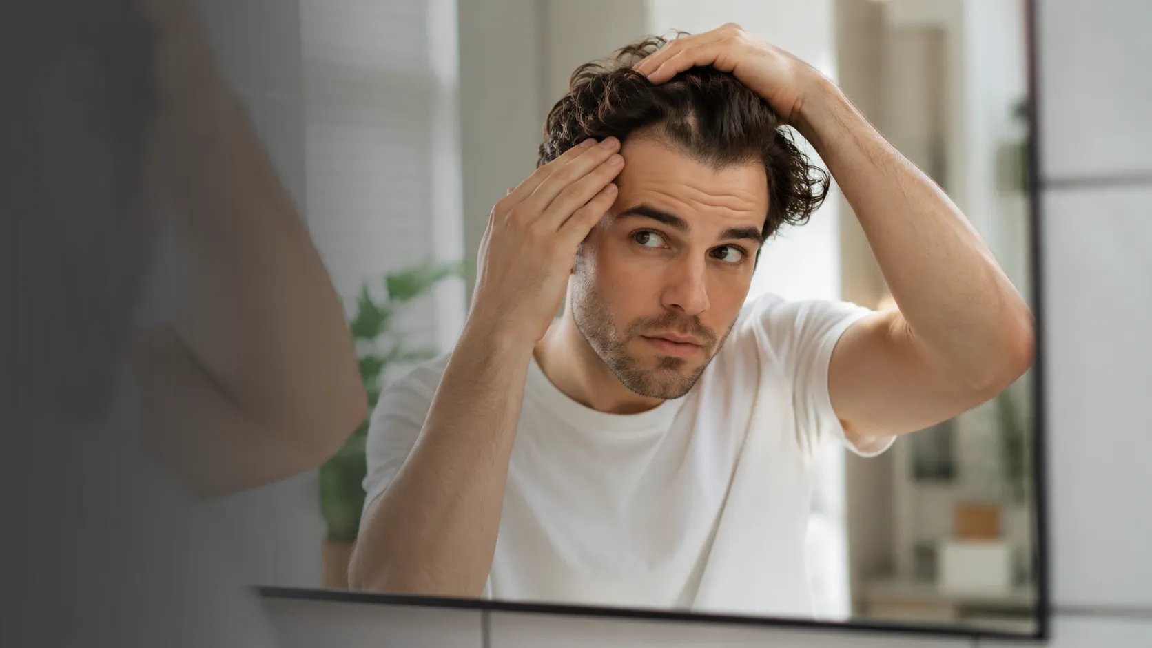 Groomed, confident South African man, skin and hair focus